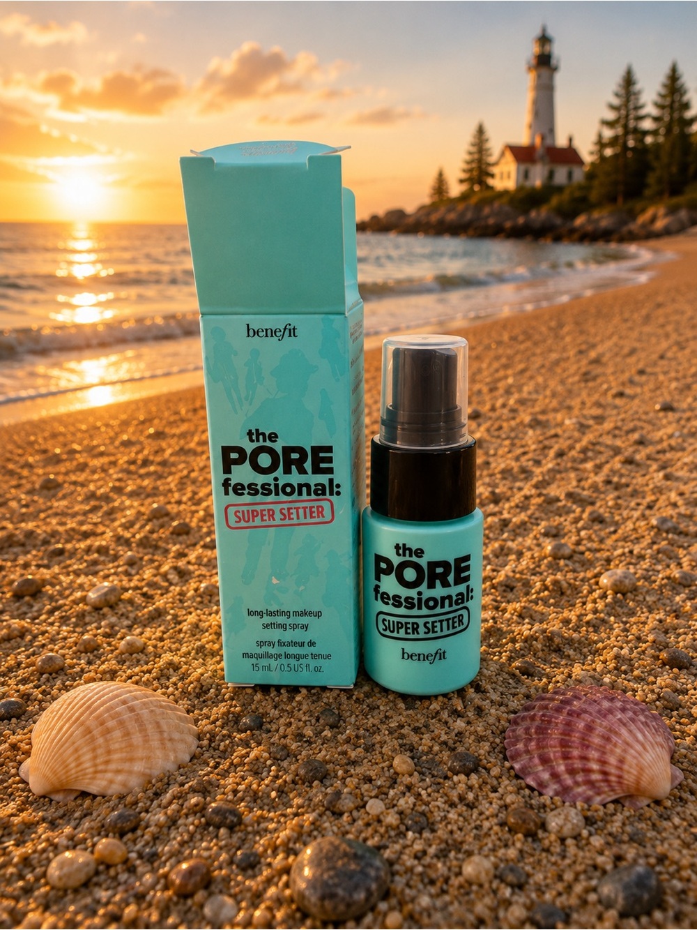 Benefit The POREfessional Super Setter Makeup Spray - Aqua Turquoise